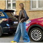 Vintage Leather Bomber