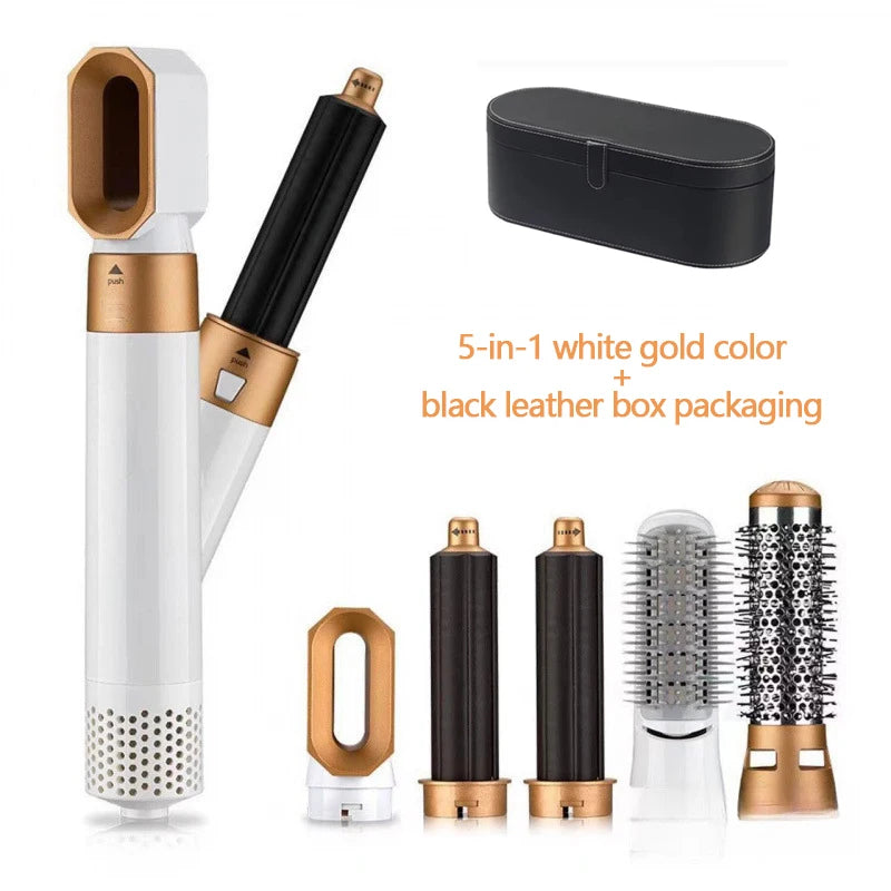 Professional 5 in 1 Hair Dryer Hot Air Comb Curler For Dyson Airwrap Hair Dryer Styling Tool Hair Straightener Hairdressing Tool